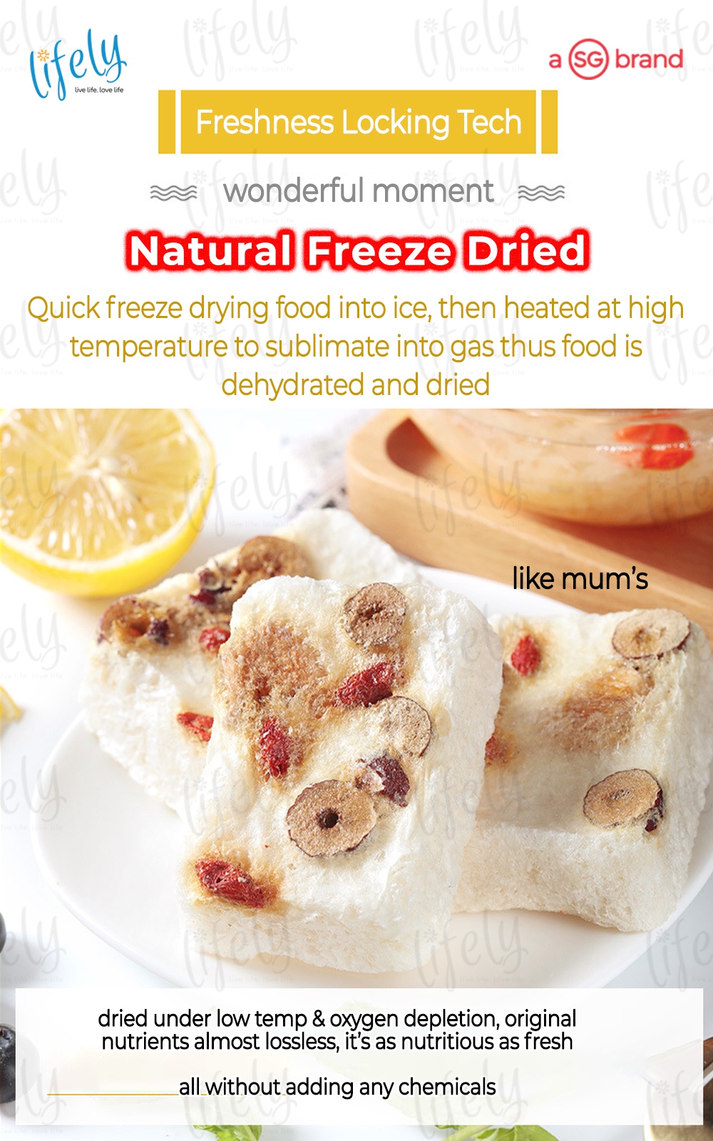 Lifely Instant Food - Dessert In 60 Seconds, 代餐，银耳羹红枣， All Natural with ...