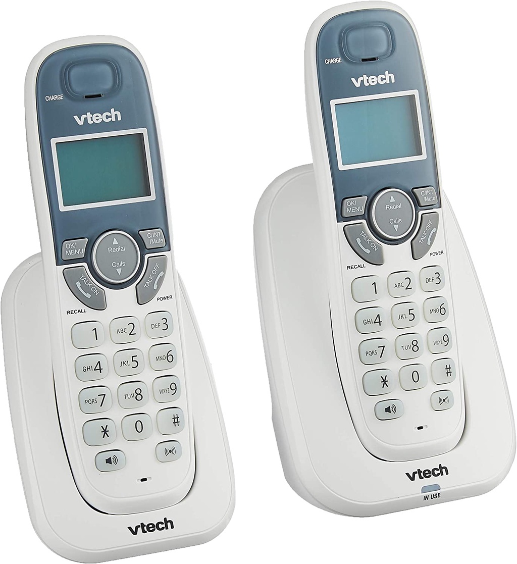 VTECH FS6414-2A Volume Booster, Power Fail Backup, Backlit LCD ...