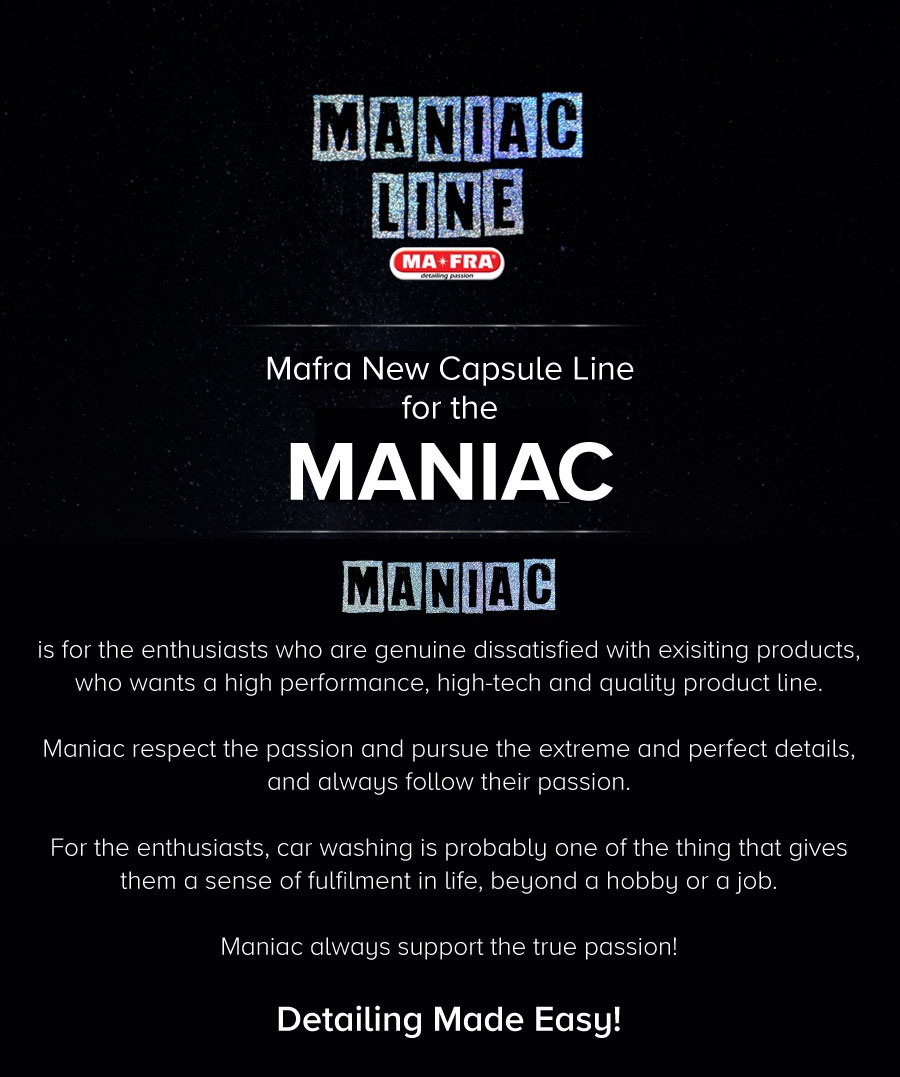 Mafra Maniac Line Glass Cleaner and Degreaser 500ml