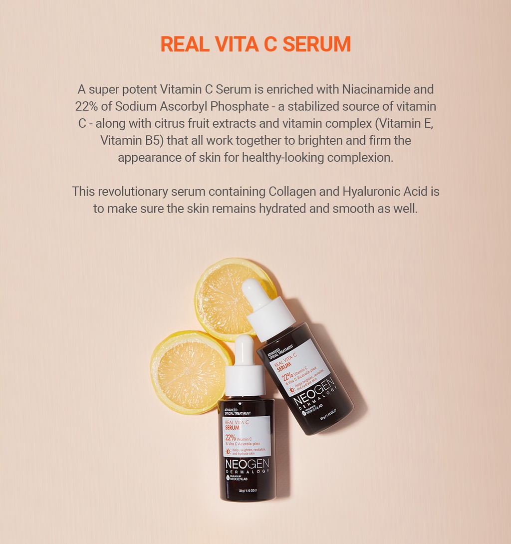 [NEOGEN] Dermalogy Real Vita C Serum 32ml main image 1