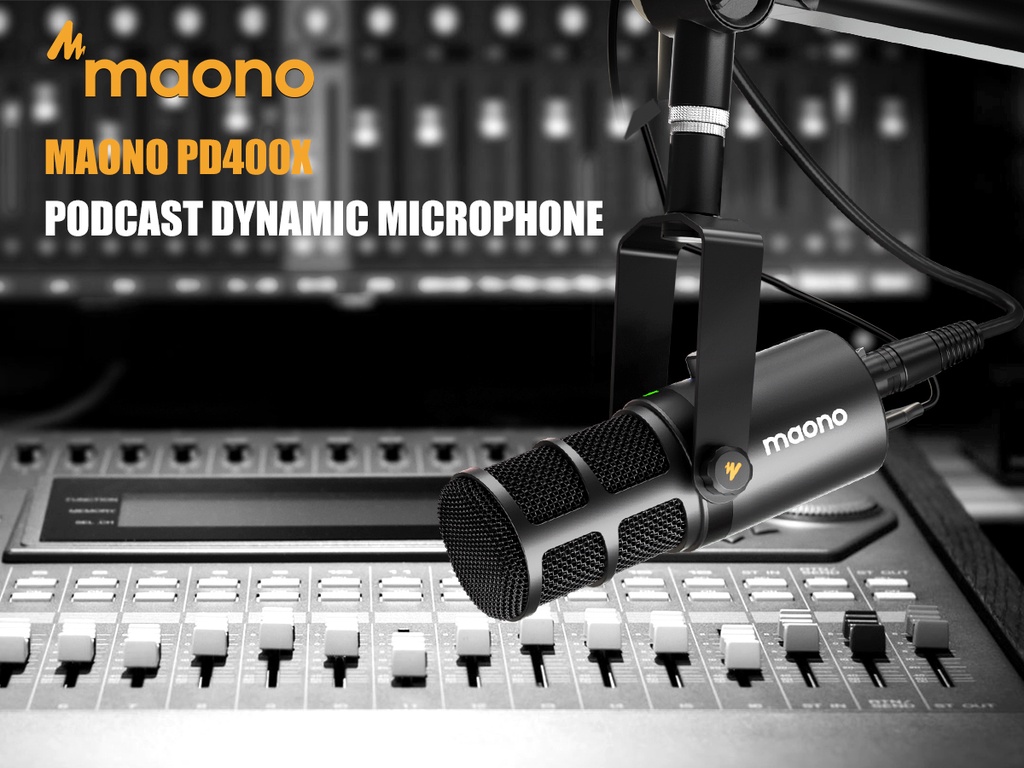 Maono PD400X Professional Podcast Dynamic Microphone USB/XLR Dual Mode Mic for PC,Phone,Live Streaming,Podcasting,Recording | Shopee Singapore