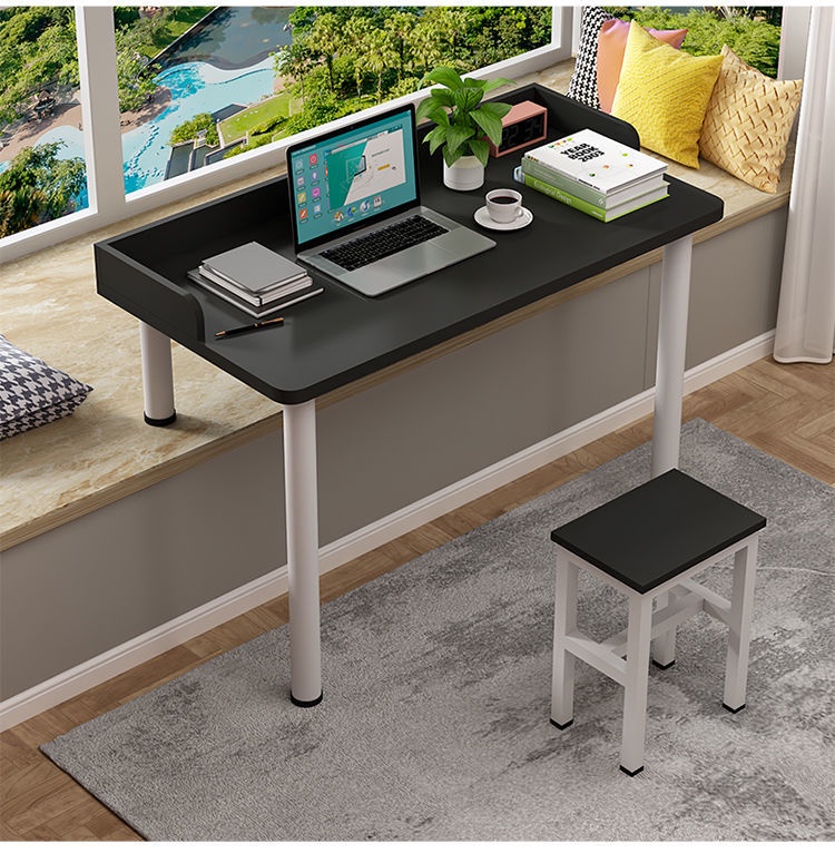 Bay window table computer long and short legs desk student writing ...