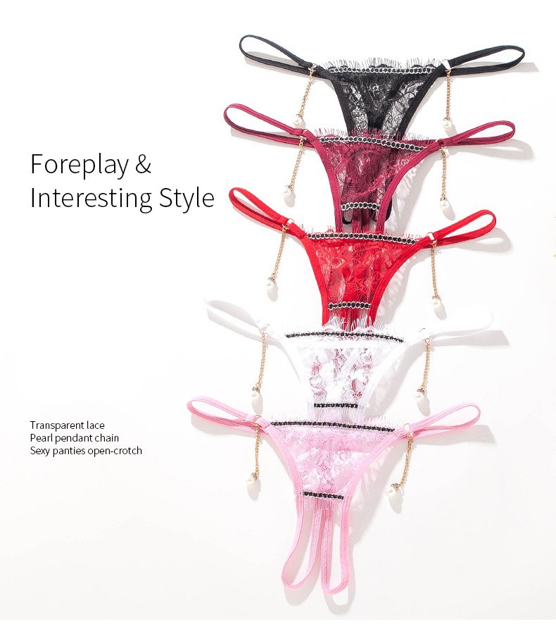 Plus Size G-String Transparent Sexy Temptation Free T-Pants Eyelashes ...