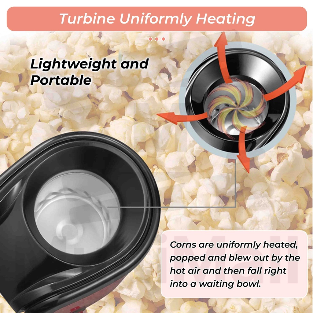 New Mini Popcorn Maker l Popcorn Maker Machine for Home | Hot Air ...