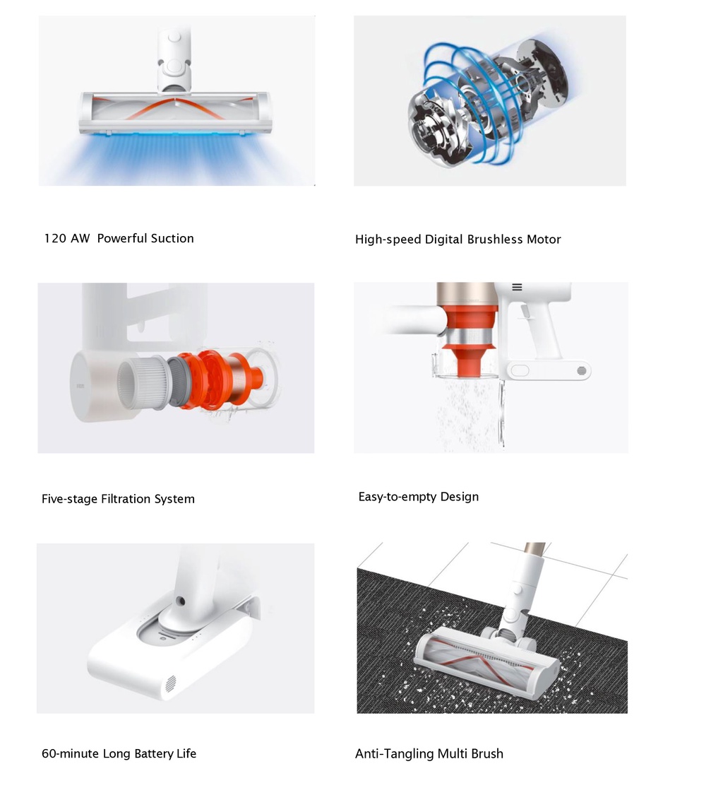 Xiaomi Cordless Vacuum Cleaner G9 Plus Shopee Singapore