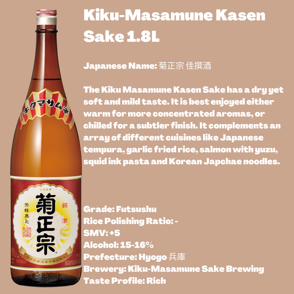 Shopee x Sake Inn Brand Box - Kiku Masamune Twin Sharing Box 1.8L ...