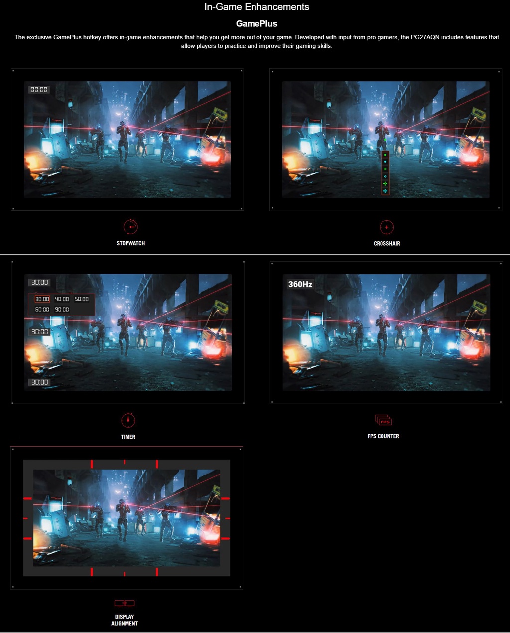 ROG Swift 360Hz PG27AQN NVIDIA® G-SYNC® esports Gaming Monitor – 27 ...