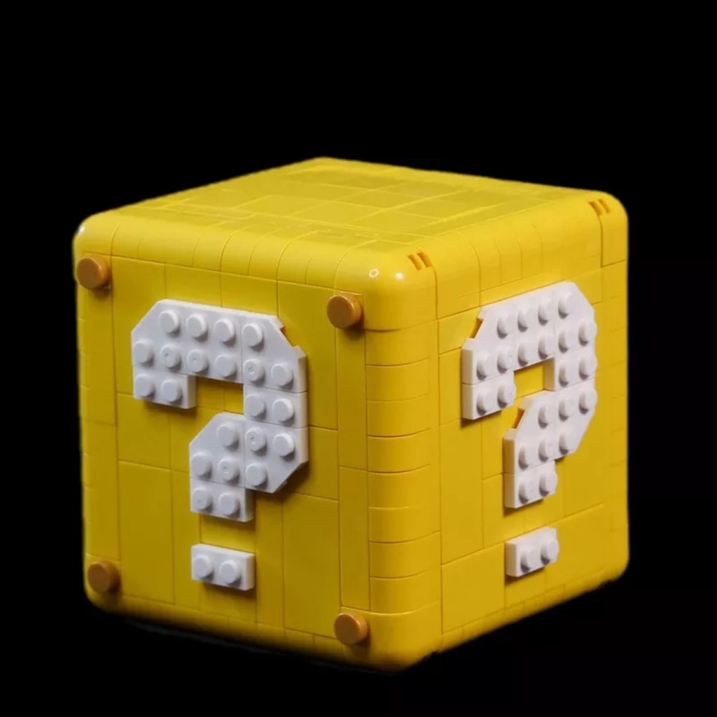 [SG Seller]Mini Question Mark Block Box Model Bricks Supered Creative ...