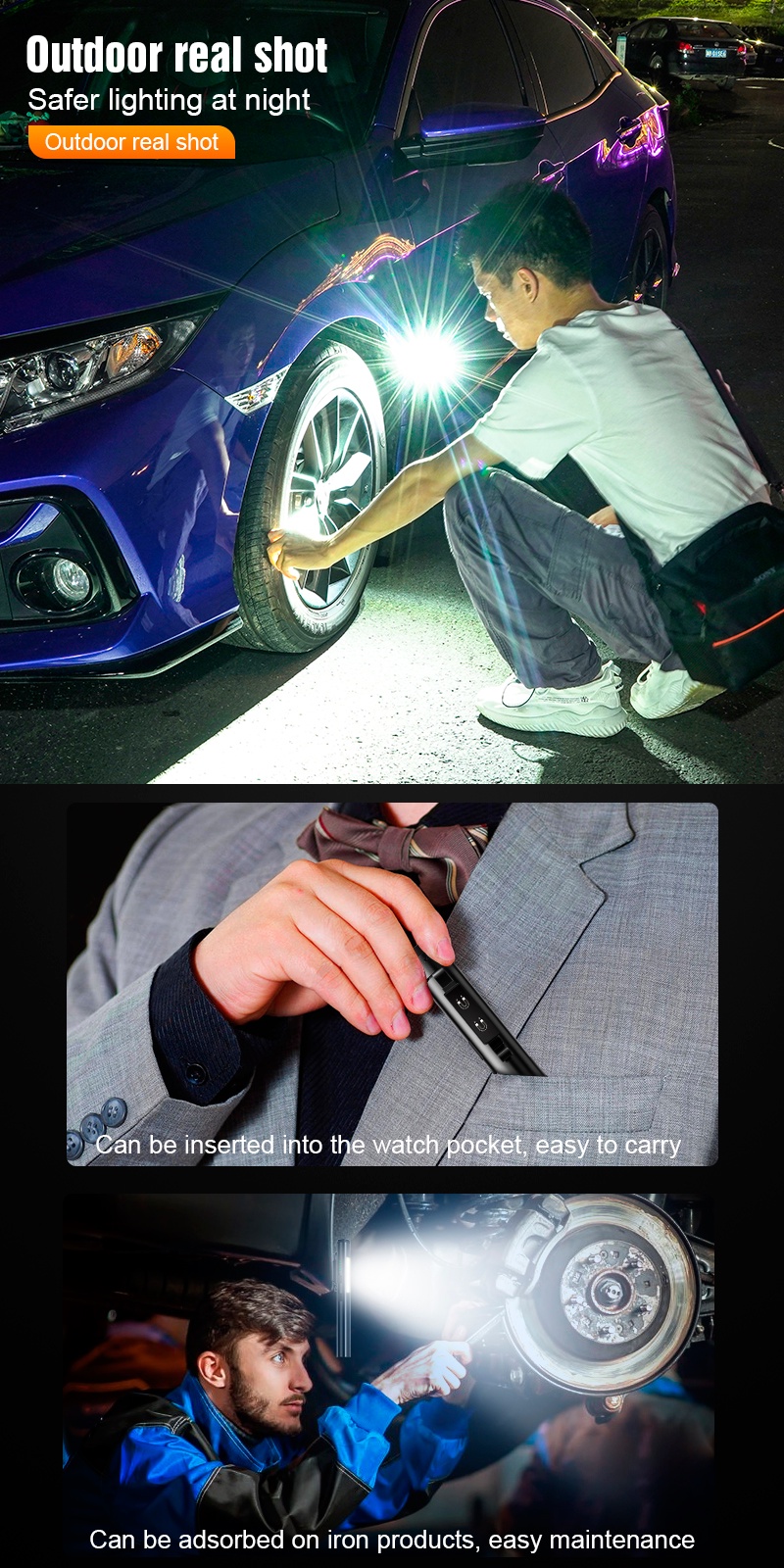 4 In 1 Powerful Torchlight Ultra Bright, Laser Pointer, Portable Pen ...
