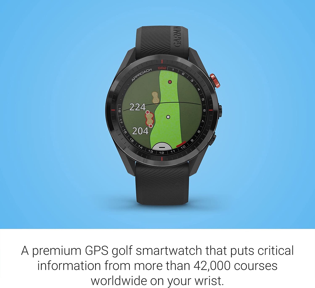 GARMIN APPROACH S62 PREMIUM GPS GOLF WATCH W/CT 10 | Shopee Singapore