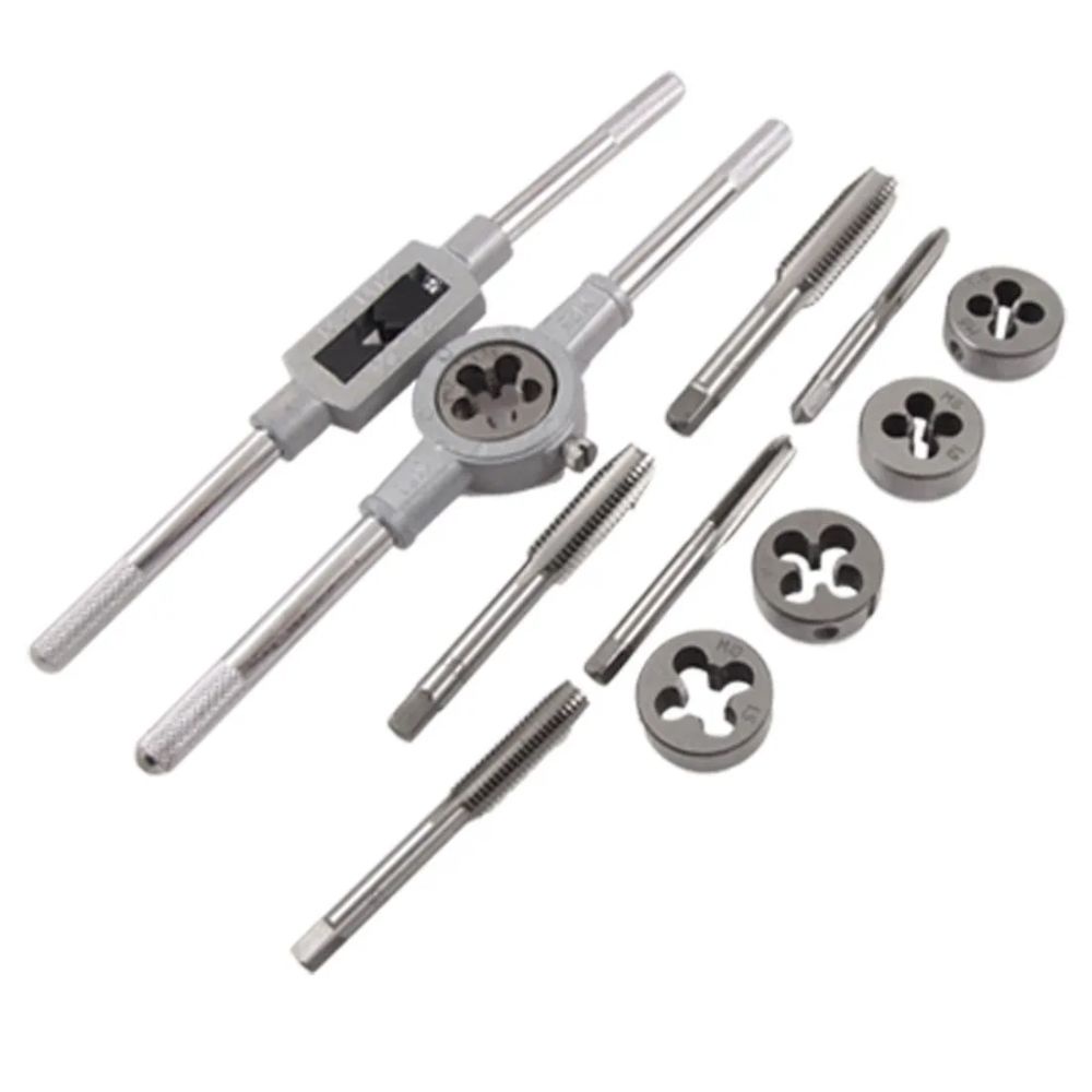 12/20pcs Tap And Die Set Tap Wrench Die Handle Screw Thread Threading ...