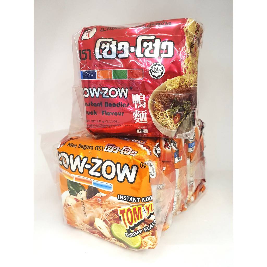 ZOW-ZOW Duck Instant Noodle 5x60g/TomYam Instant Noodles 5x60g🔥SG READY ...