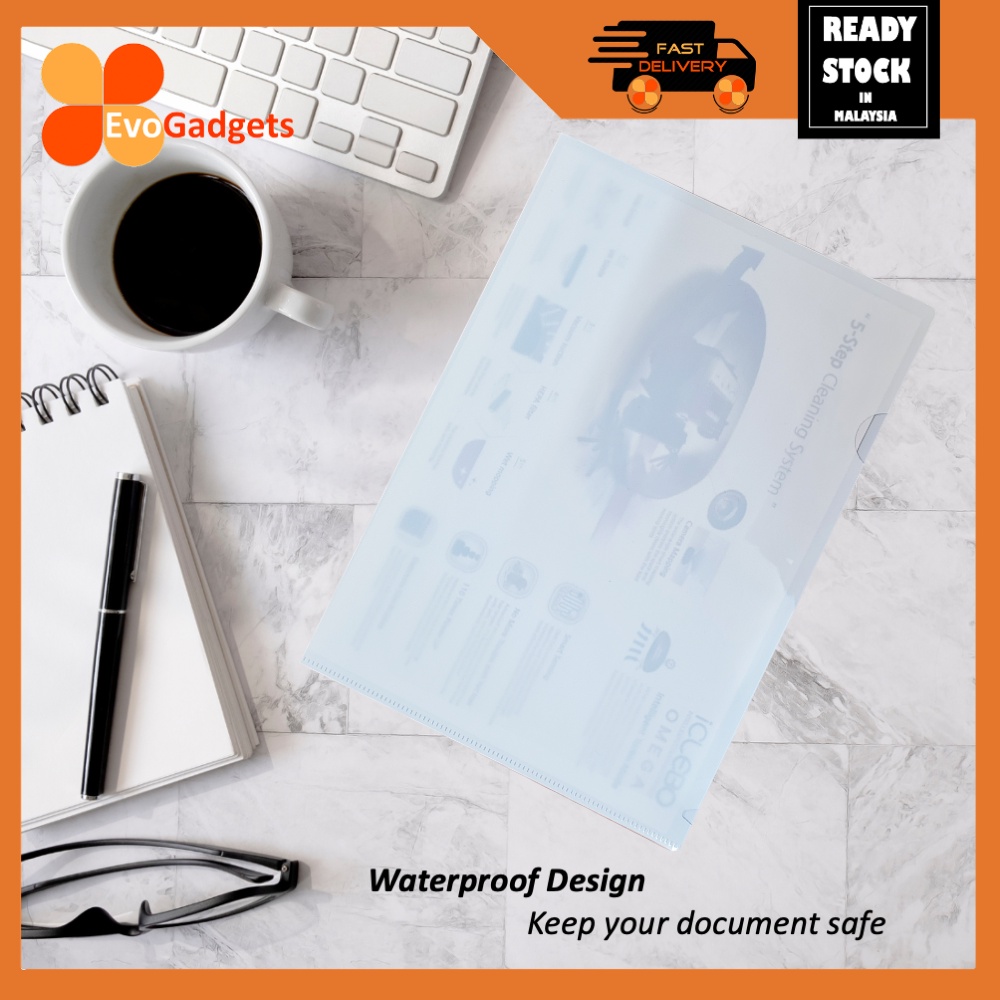 Premium Quality L-Shape A4 Document / File Folder / filling A4 paper ...