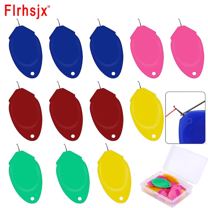 10Pcs Thumb Threader Sewing Needle Thread Head Sewing Machine Needle ...