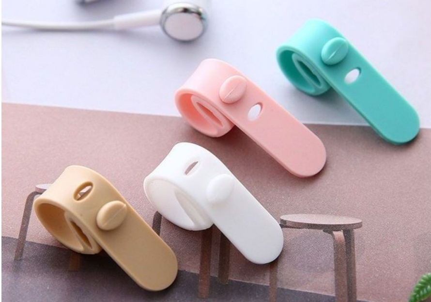 2BAG/8PCS!!Cable Storage Buckle Computer Power Cord Fixing Data Cable ...