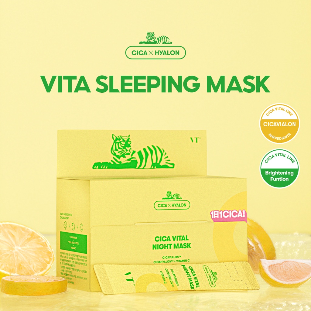 VTCOSMETICS] Sleeping Mask 4mL x 30ea (Cica/ Cica Vital / Super