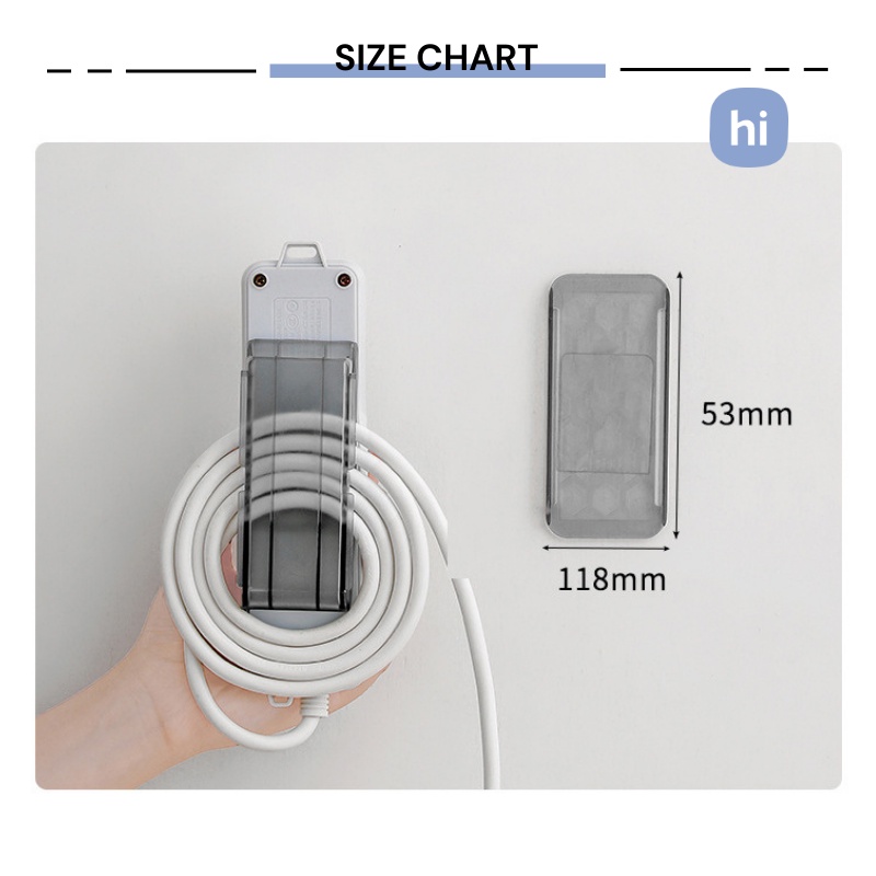 HI HOMES Plug Holder Wall Mounted Socket Plug In Router Wall Mounted ...