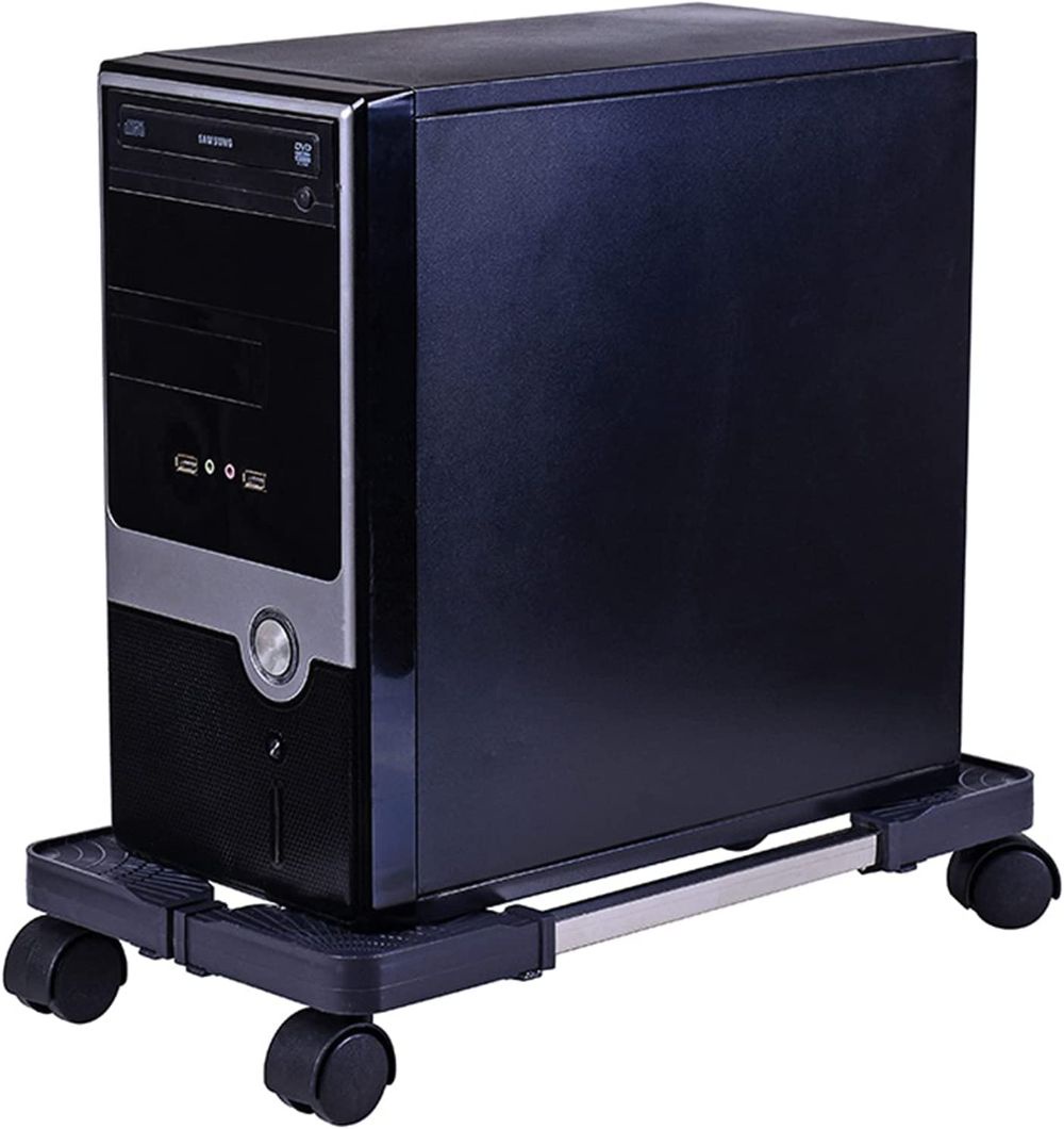 Case Stand Cart for Computer Host - Heavy Duty Desktop Computer Tower ...