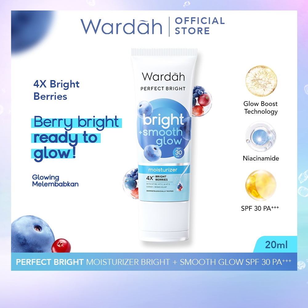 WARDAH Perfect Bright Moisturizer Bright + Smooth Glow SPF 30 PA+++ 20 ml - Skincare - Gambar 2