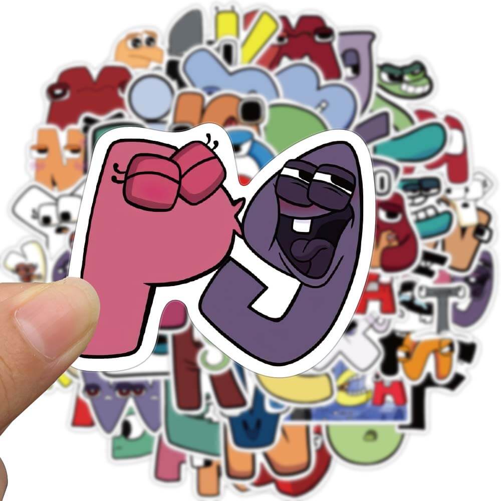 [Large sticker]52pcs Alphabet lore Sticker Cartoon Game Anime for Car ...