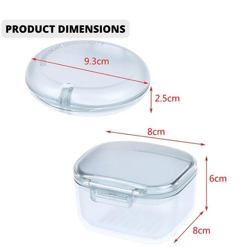 Portable Soaking Dental Case Retainer Mouth Guard Invisible Braces ...