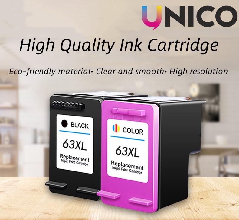 Compatible HP 63XL HP 63 Ink Cartridge HP 63XL Black HP 63XL Tri-Color ...