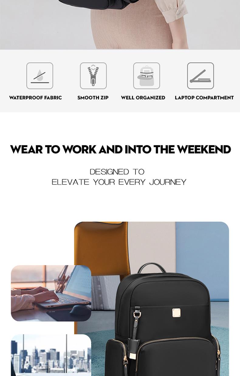 FULL DESIGN14 Inch Waterproof Laptop Backpack | Shopee Singapore