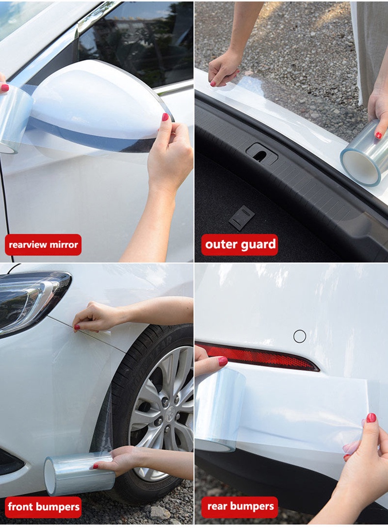 Car Rhino Skin Protective Film 15CM Car Bumper Hood Paint Protection ...