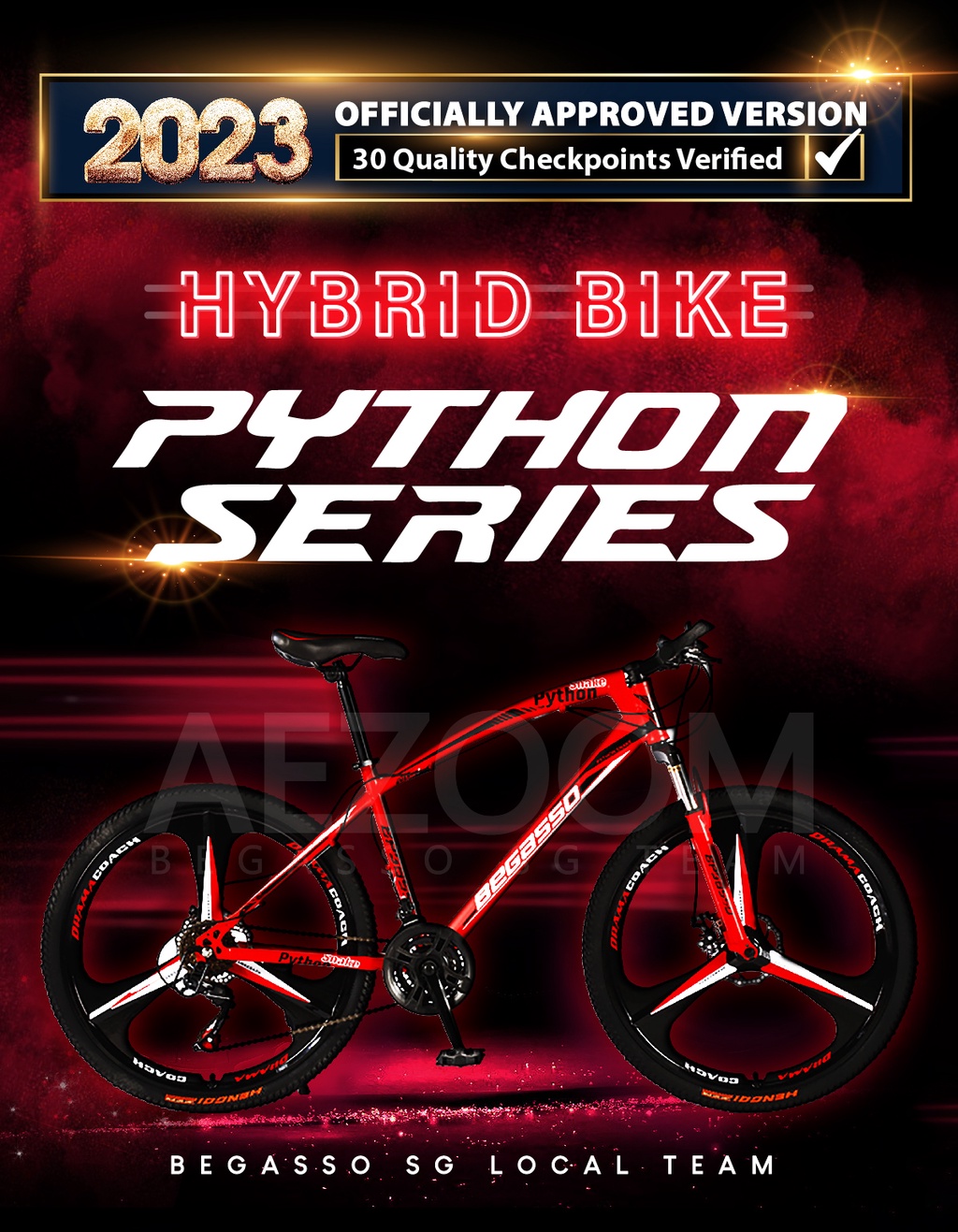 Python cheap folding bike