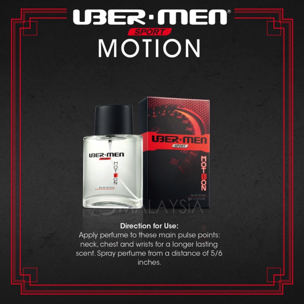 Ubermen EDT Sports Motion/Style Freedom/Casual/Style Freedom Extreme ...