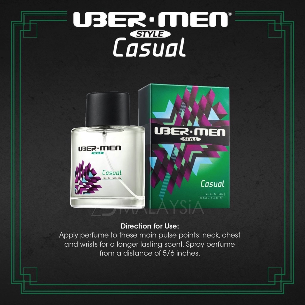 Ubermen EDT Sports Motion/Style Freedom/Casual/Style Freedom Extreme ...
