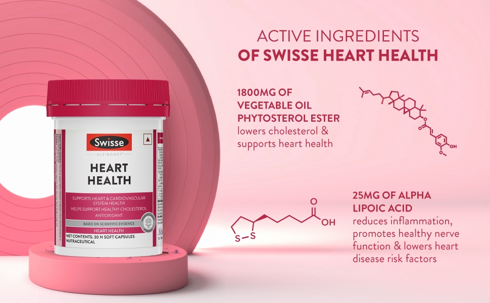 [SG] Swisse Heart Health, 60 Soft Capsules (For Healthy Heart and ...
