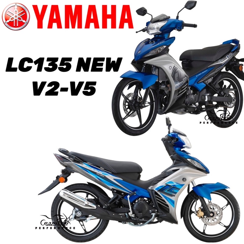 YAMAHA LC135 4S NEW STANDARD EXHAUST PAIP LC135 V2 V3 V4 V5 V6 V7 LC4S ...