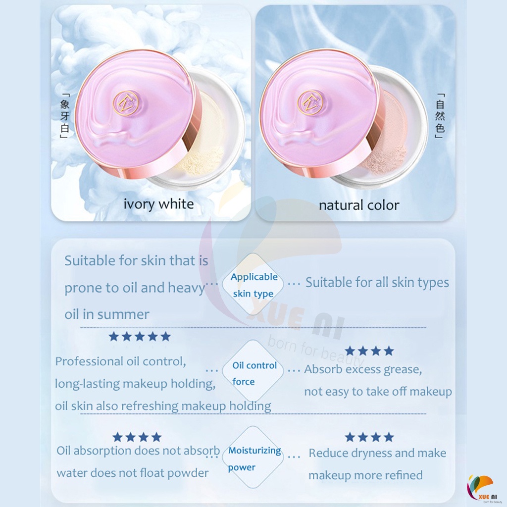 Authentic FV Light feather soft mist setting honey powder with Powder ...