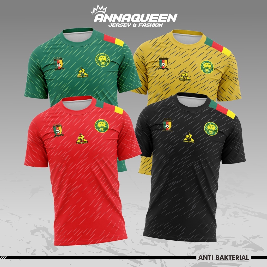 Cameroun CAMERUN FOOTBALL 2022-2023 V2/Cameroon National Team FOOTBALL JERSEY/QATAR WORLD CUP 