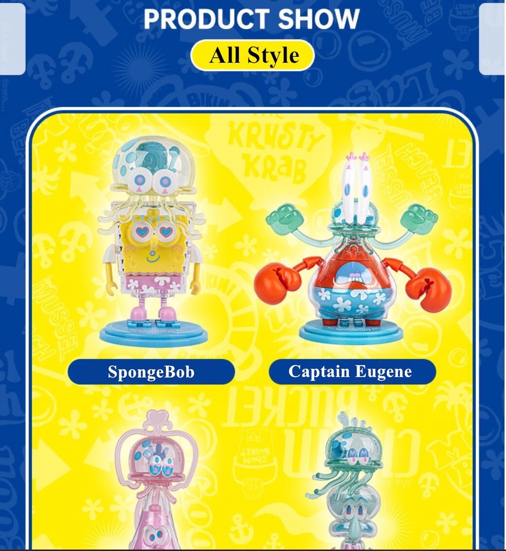 SpongeBob Squarepants nickelodeon jellyfish series Blind boxs