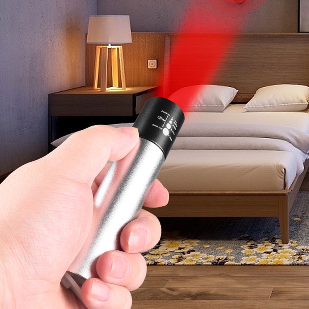 Mini Portable Infrared Therapy Lamp Red Light Physiotherapy Flashlight ...
