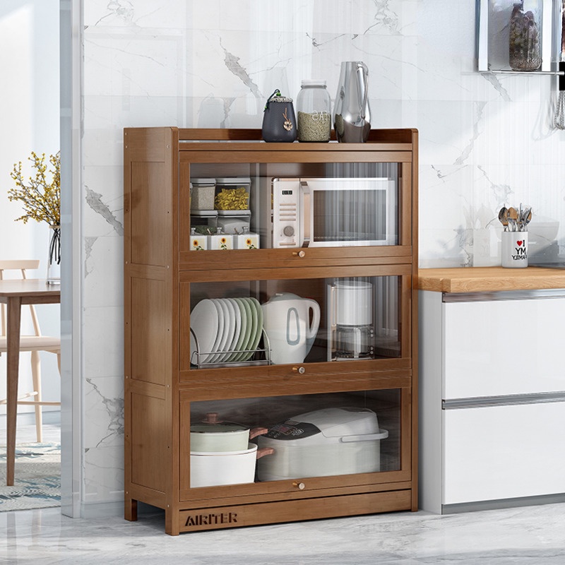 Kitchen Shelf Floor Multilayer Storage Storage With