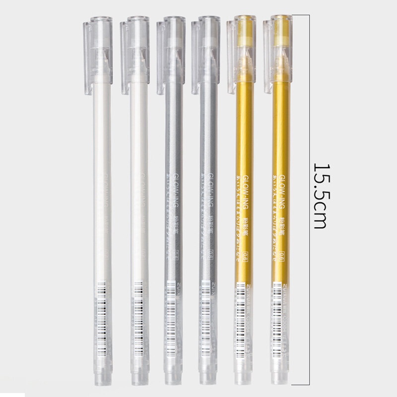 Highlight Marker Pen 3 Pcs/set Creative White Ink Gel Pen Fine Tip Hand ...