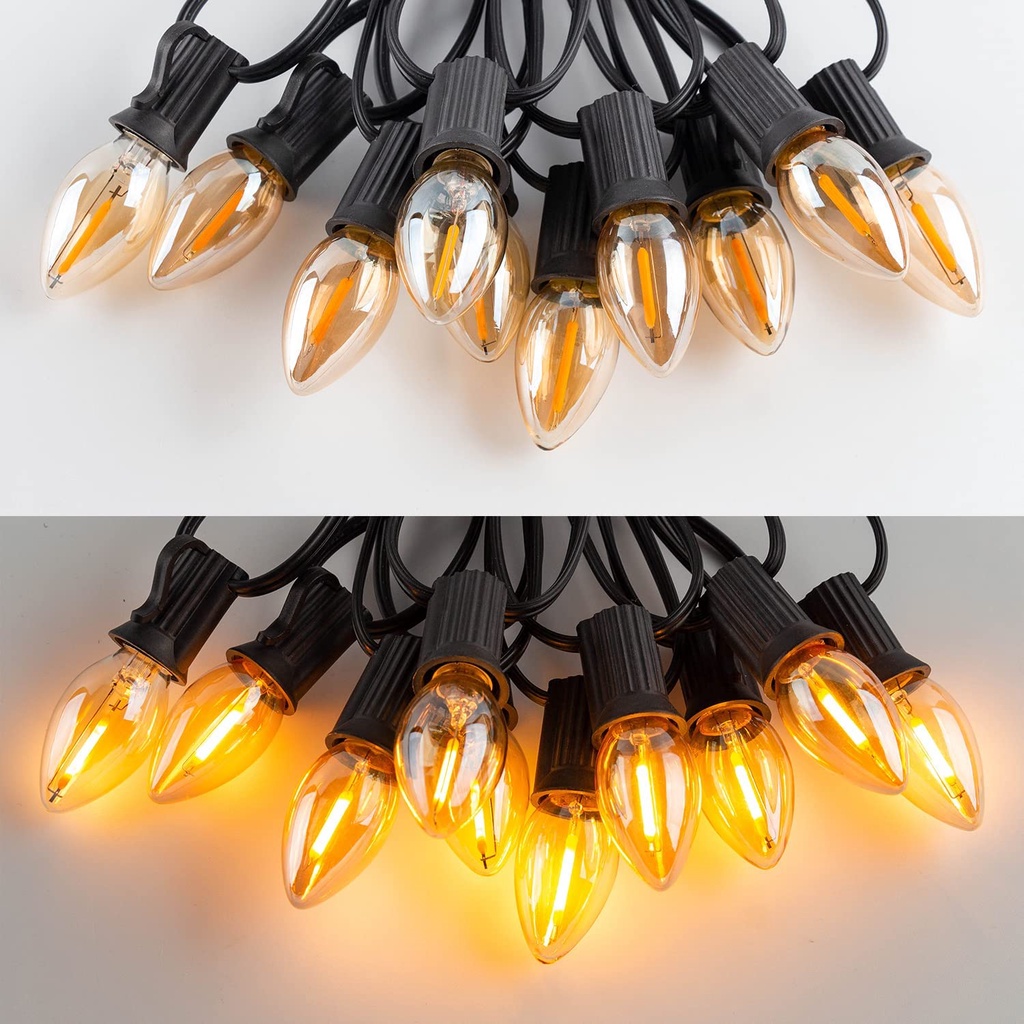Vitange E12 E14 E27 LED Edison Bulbs 1W 2W 3W 4W 6W 8W LED Filament ...