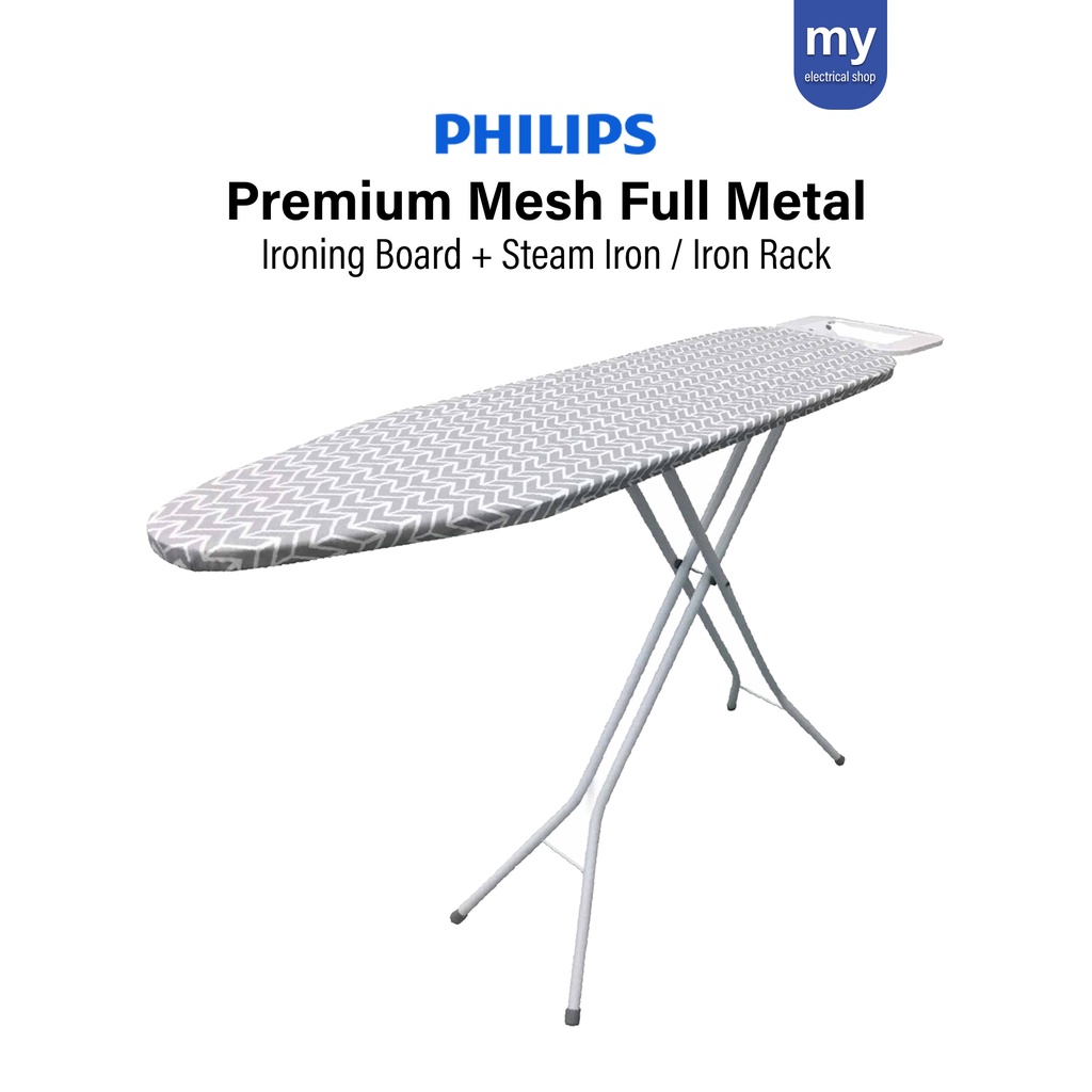 Philips Ironing Board (106.6cm x 30.5cm) For Steam Iron & Dry Iron Use