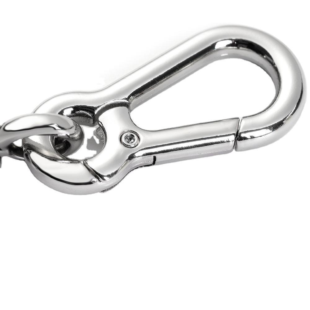 Carabiner Clip Keyring Zinc Alloy Keychain with Snap Hook Quick