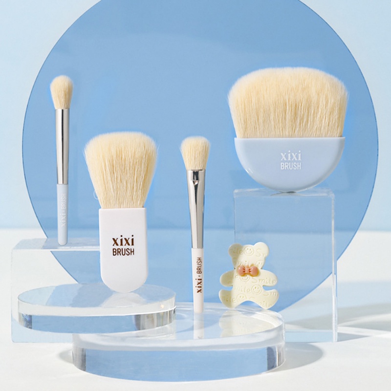 6Pcs Professional Soft Makeup Brush Sets Mini Portable Travel Make up ...