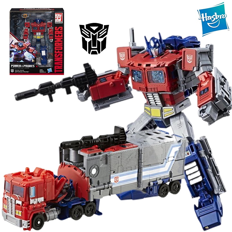 Hasbro Transformers Power of The Primes Optimus Prime with Carriage ...