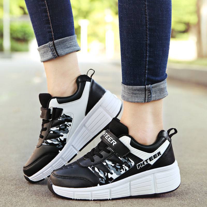 new upgrade rage shoes adult two-wheel invisible male and female ...