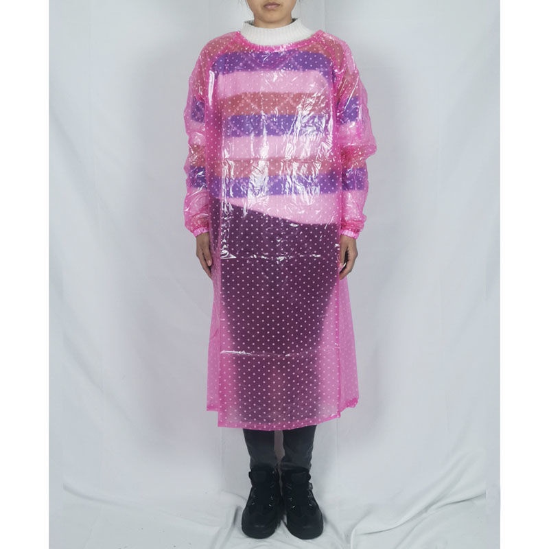 Waterproof Oilproof PVC Apron Kitchen Aprons Arm Oversleeve Plastic ...