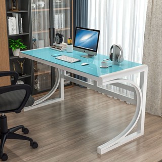 Simple store glass desk