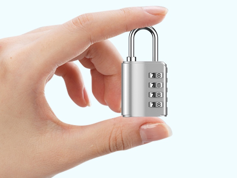 ORIA 4-Digit Combination Padlock Weatherproof Code Locks with Keys for ...