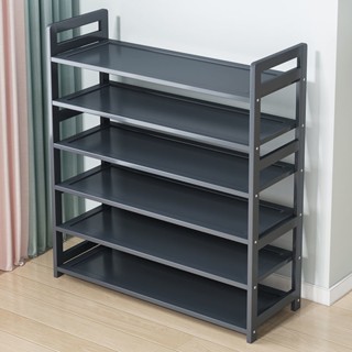 1pc Simple Stainless Steel Shoe Rack For Doorway, With Multiple Layers,  Easy Assembling, Dust-proof Shoe Cabinet, Storage Shelf