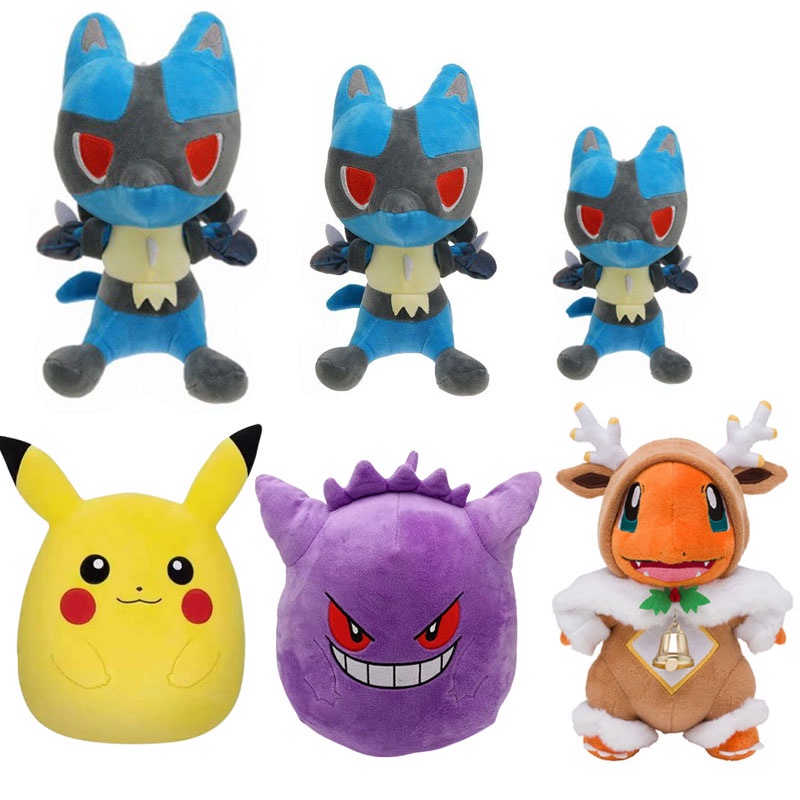 Lucario Game Cartoon Pokemon Squishmallow Charmander Pikachu Gengar ...